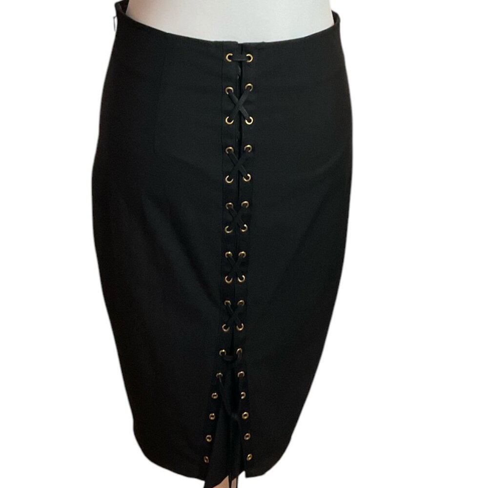Body by Victoria lace up Pencil Skirt - size 2